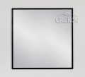 Lustro ALUC-80/80 w czarnej ramie aluminiowej