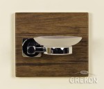 Mydelniczka na płycie antyczne drewno FOKUS