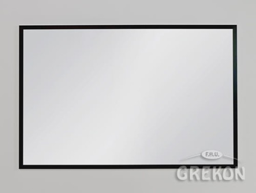 Lustro ALUC-100/65 w czarnej ramie aluminiowej