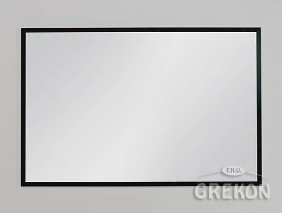 Lustro ALUC-100/65 w czarnej ramie aluminiowej