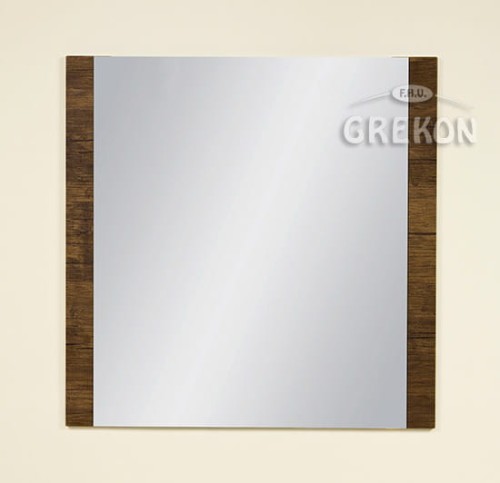 Lustro łazienkowe z serii Fokus antyczne drewno