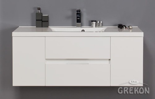 Szafka Elegante 120 cm z centralną umywalką