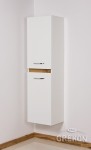 Regał łazienkowy biały 40x143,5cm MAGNUM