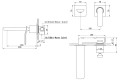 Kohlman Experience QW180E bateria umywalkowa - schemat