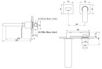 Kohlman Experience QW180E bateria umywalkowa - schemat