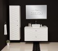 Regał łazienkowy biały 45x155cm COBRA