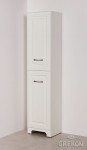 Regał łazienkowy biały 40x174cm FINEA