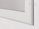 Lustro łazienkowe białe 60x80cm FINEA