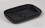Umywalka ceramiczna PREMIUM 60 czarna matowa
