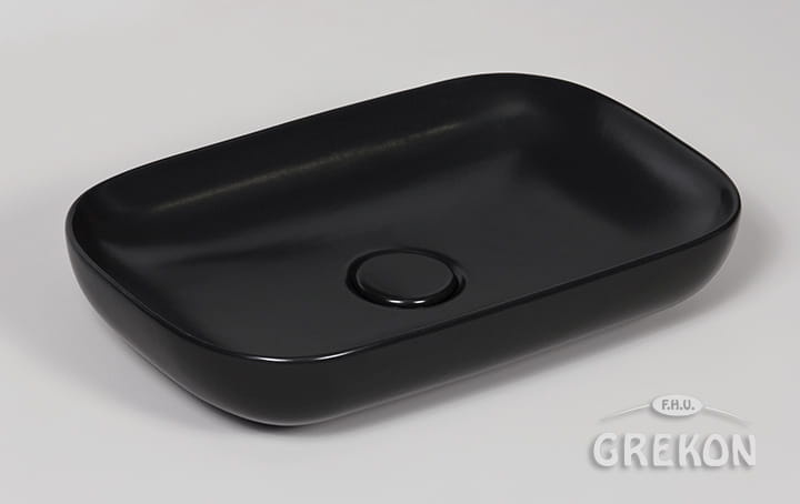 Umywalka ceramiczna PREMIUM 60 czarna matowa