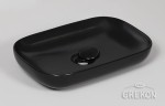 Umywalka ceramiczna PREMIUM 60 czarna matowa