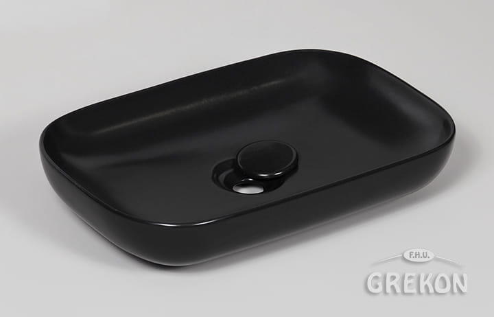 Umywalka ceramiczna PREMIUM 60 czarna matowa