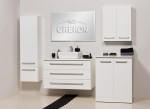 Zabudowa pralki biała FOKUS