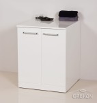 Zabudowa pralki biała FOKUS