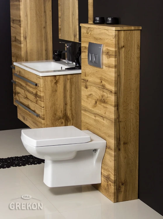 Praktyczna i nowoczesna zabudowa stelaża wc
