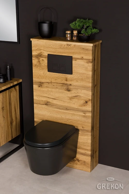 Nowoczesna zabudowa stelaża wc seria Fokus