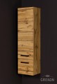 Regał łazienkowy dąb naturalny 40x143,5cm FOKUS LOFT