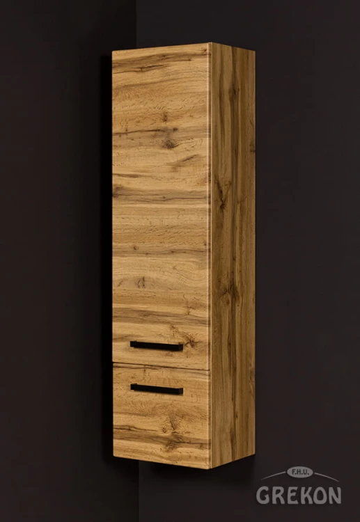 Regał łazienkowy dąb naturalny 40x143,5cm FOKUS LOFT