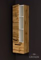 Regał łazienkowy dąb naturalny 40x143,5cm FOKUS LOFT
