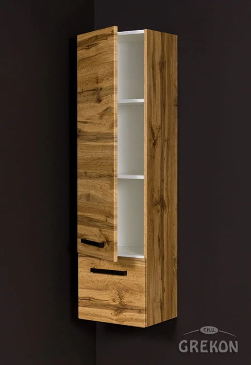 Regał łazienkowy dąb naturalny 40x143,5cm FOKUS LOFT