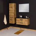 Regał łazienkowy dąb naturalny 40x143,5cm FOKUS LOFT