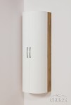 Regał łazienkowy biały 45x135cm OLIMPIA