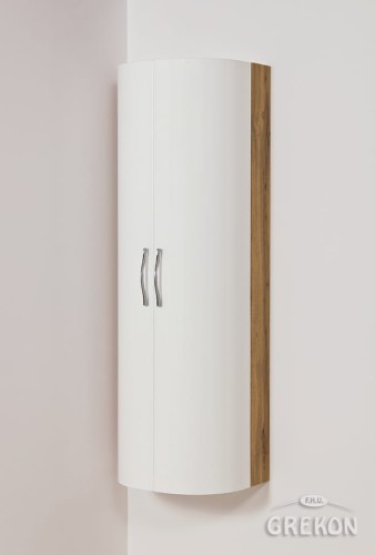 Regał łazienkowy biały 45x135cm OLIMPIA