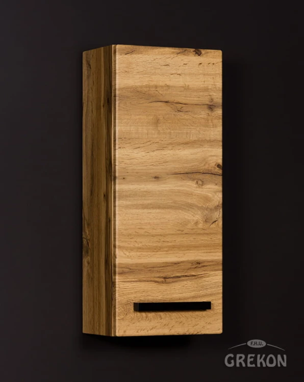 Szafka łazienkowa wisząca dąb naturalny 30x72cm FOKUS LOFT