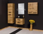 Szafka łazienkowa wisząca dąb naturalny 60x72cm FOKUS LOFT