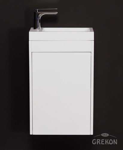 Szafka łazienkowa biała idealna do małego WC