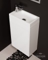 Szafka łazienkowa biała 40cm CLER LOFT z umywalką