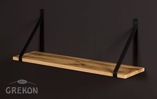 Półka łazienkowa loftowa GINO 80cm