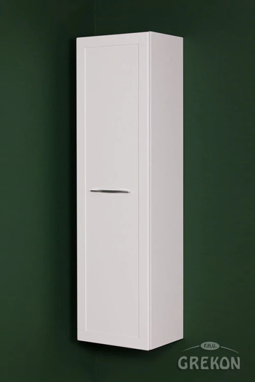 Regał łazienkowy biały 40x143,5cm PETTO BIANCO