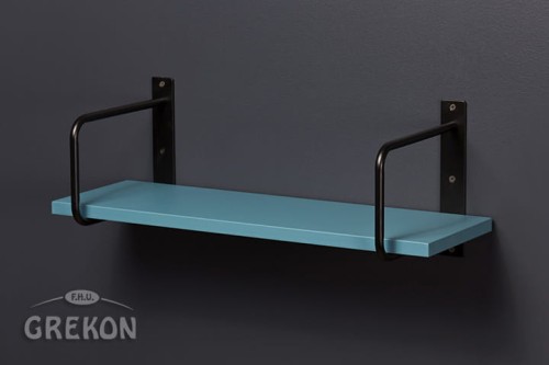 Niebieska matowa półka 60cm