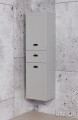 Regał łazienkowy szary 40x143cm GREND