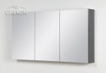 Szafka łazienkowa z lustrem szara 120x65cm FOKUS NEW
