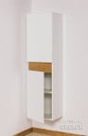 Regał łazienkowy biały 40x143,5cm CASSINI
regał dwudrzwiowy z półkami