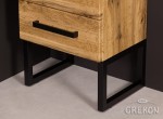 Noga loft do mebli NG5-29/21 czarny mat
