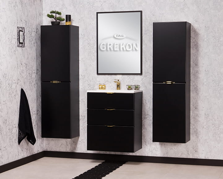 Meble łazienkowe w stylu glamour seria Victa