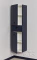 Dwudrzwiowy regał łazienkowy granatowy 40x143cm GREND