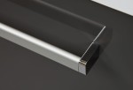 Srebrny aluminiowy uchwyt Fokus