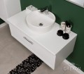 Chromowany uchwyt Petto Bianco