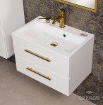 Nowoczesna szafka łazienkowa 60cm Belli Gold