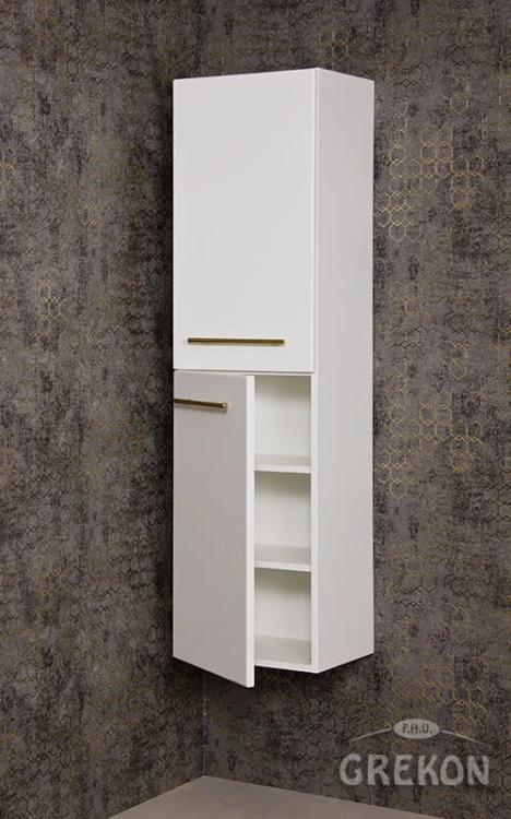 Dwudrzwiowy regał łazienkowy 40x143,5cm BELLI GOLD