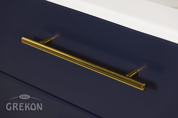 Złoty uchwyt Belli Gold - rozstaw 128