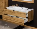 Seria Victa w kolorze dąb naturalny 100 cm