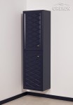 Regał łazienkowy granatowy 45x155cm COBRA