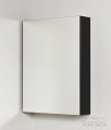 Czarna szafka łazienkowa z lustrem z serii Belli Gold