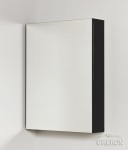 Szafka łazienkowa z lustrem czarna matowa 60x80cm BELLI GOLD