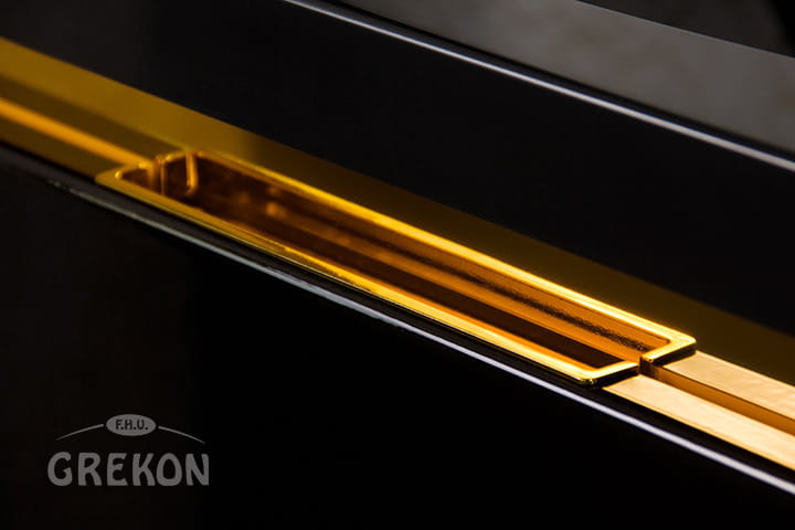 Złoty uchwyt krawędziowy Diamond Gold